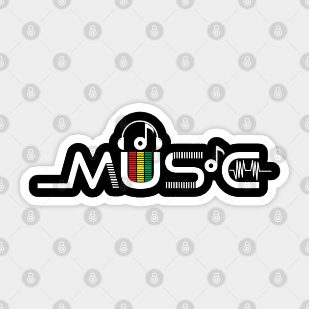 music icon Sticker by Khenyot